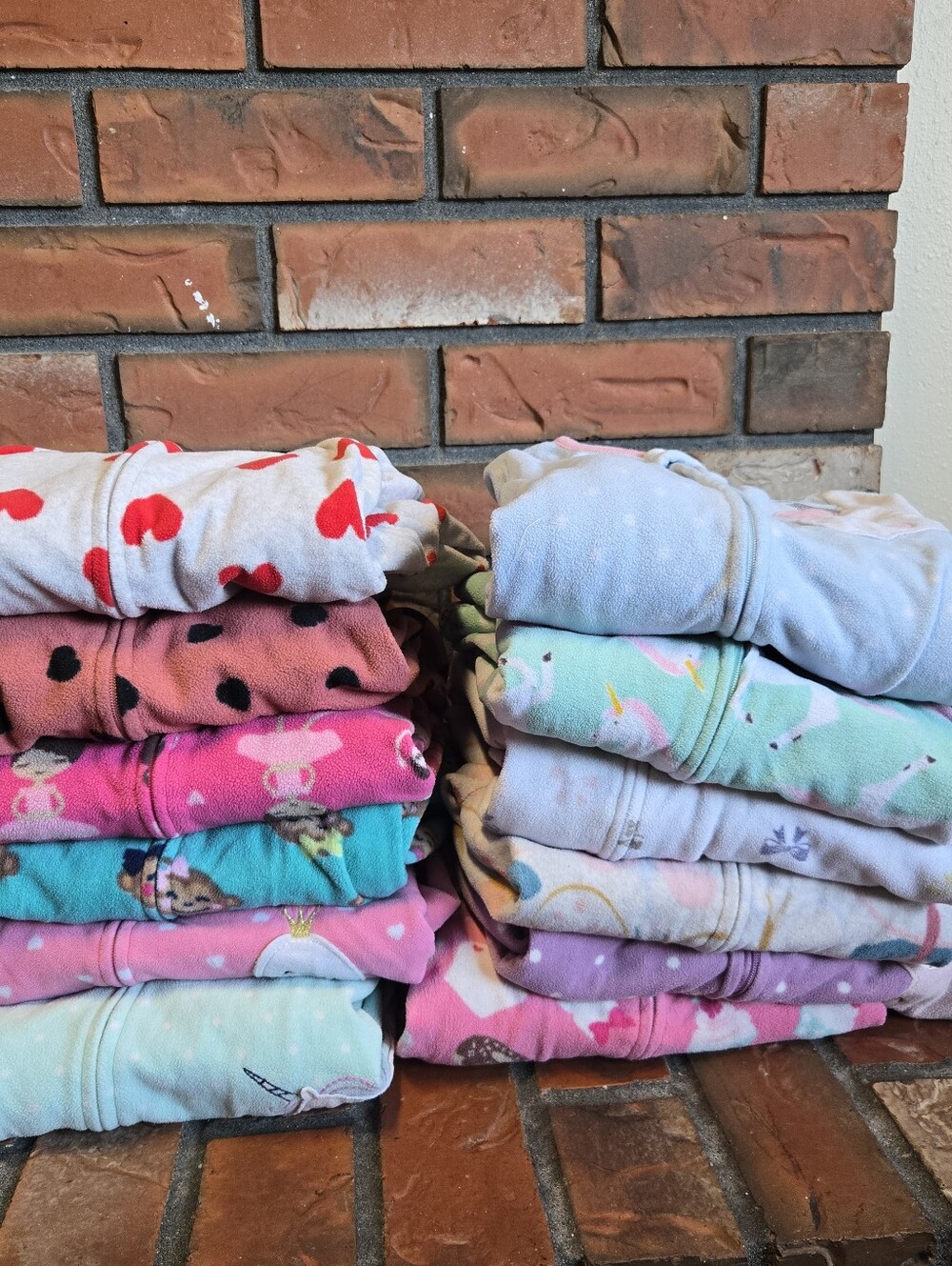 12 Girl Fleece Pajamas